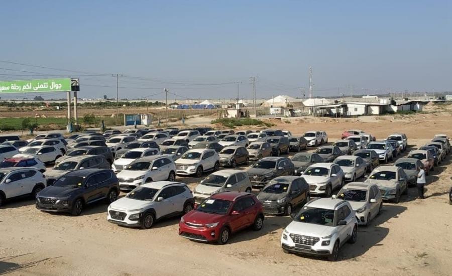 ادخال سيارات الى قطاع غزة