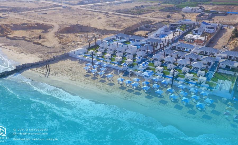 استهداف منتجع سياحي في غزة