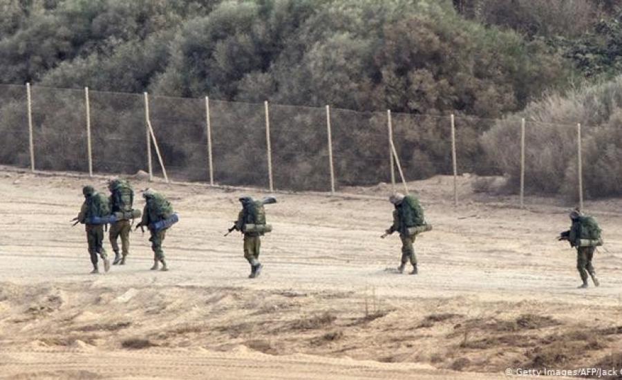 اصابة جندي اسرائيلي على حدود غزة