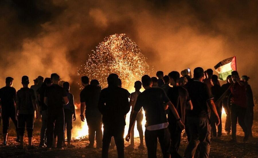 فعاليات الارباك الليلي في قطاع غزة