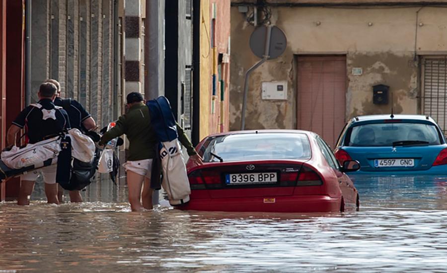 فيضانات في اسبانيا
