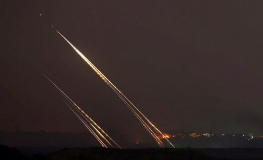 اطلاق صاروخ من قطاع غزة