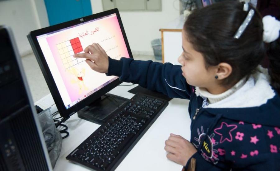 التعليم الالكتروني في فلسطين