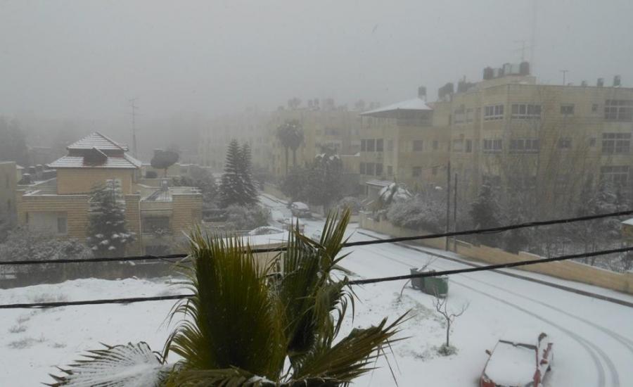 الثلوج في فلسطين