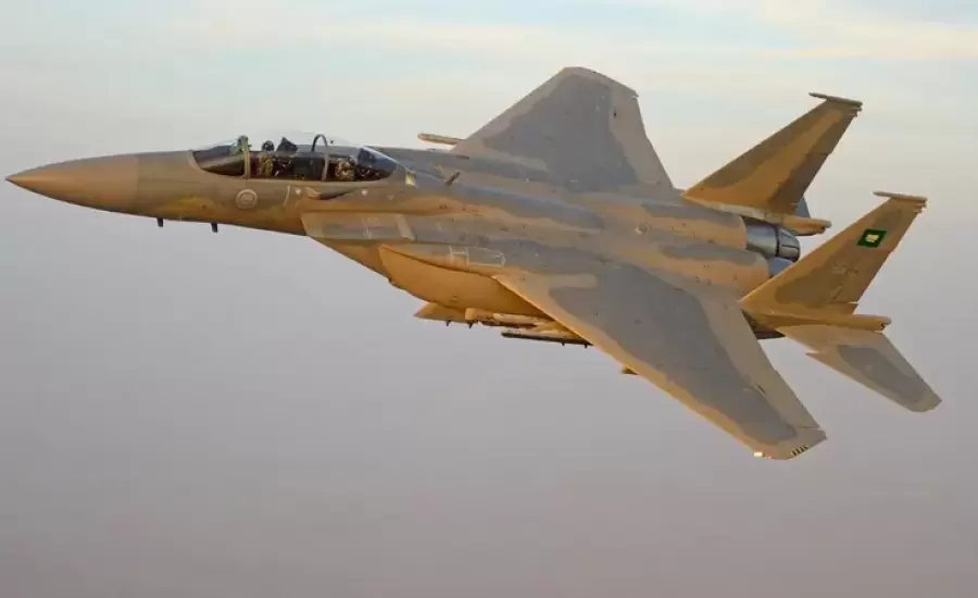 سقوط طائرة حربية سعودية