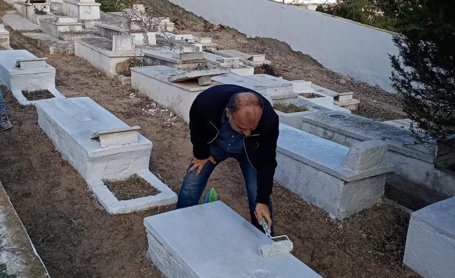 مقبرة شهداء الثورة الفلسطينية جنوب العاصمة التونسية