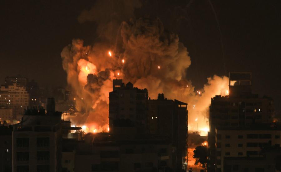 قصف اسرائيلي يستهدف مخيم النصيرات