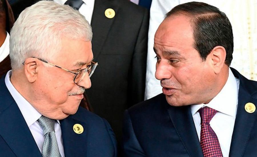 عباس والرئيس السيسي