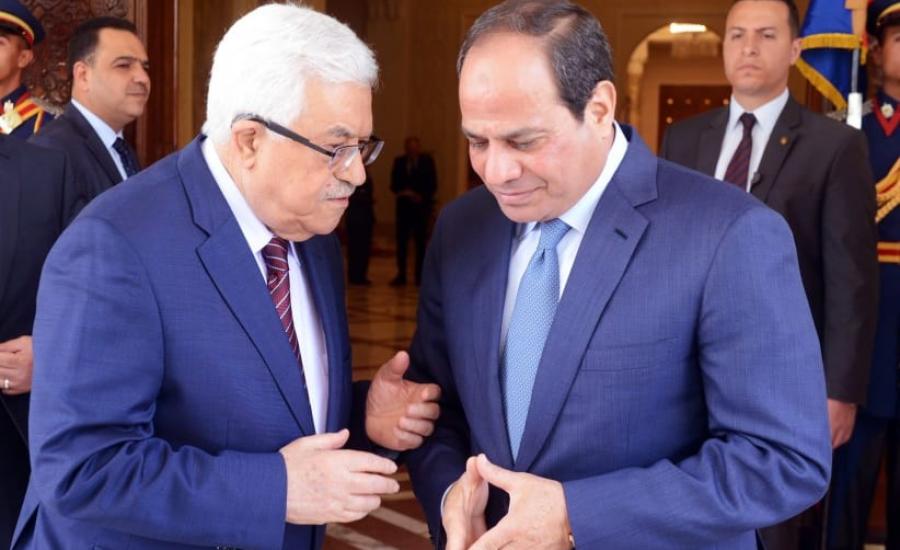 الرئيس عباس في القاهرة
