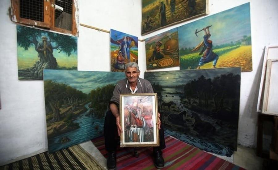 الفنان التشكيلي الفلسطيني فتحي غبن